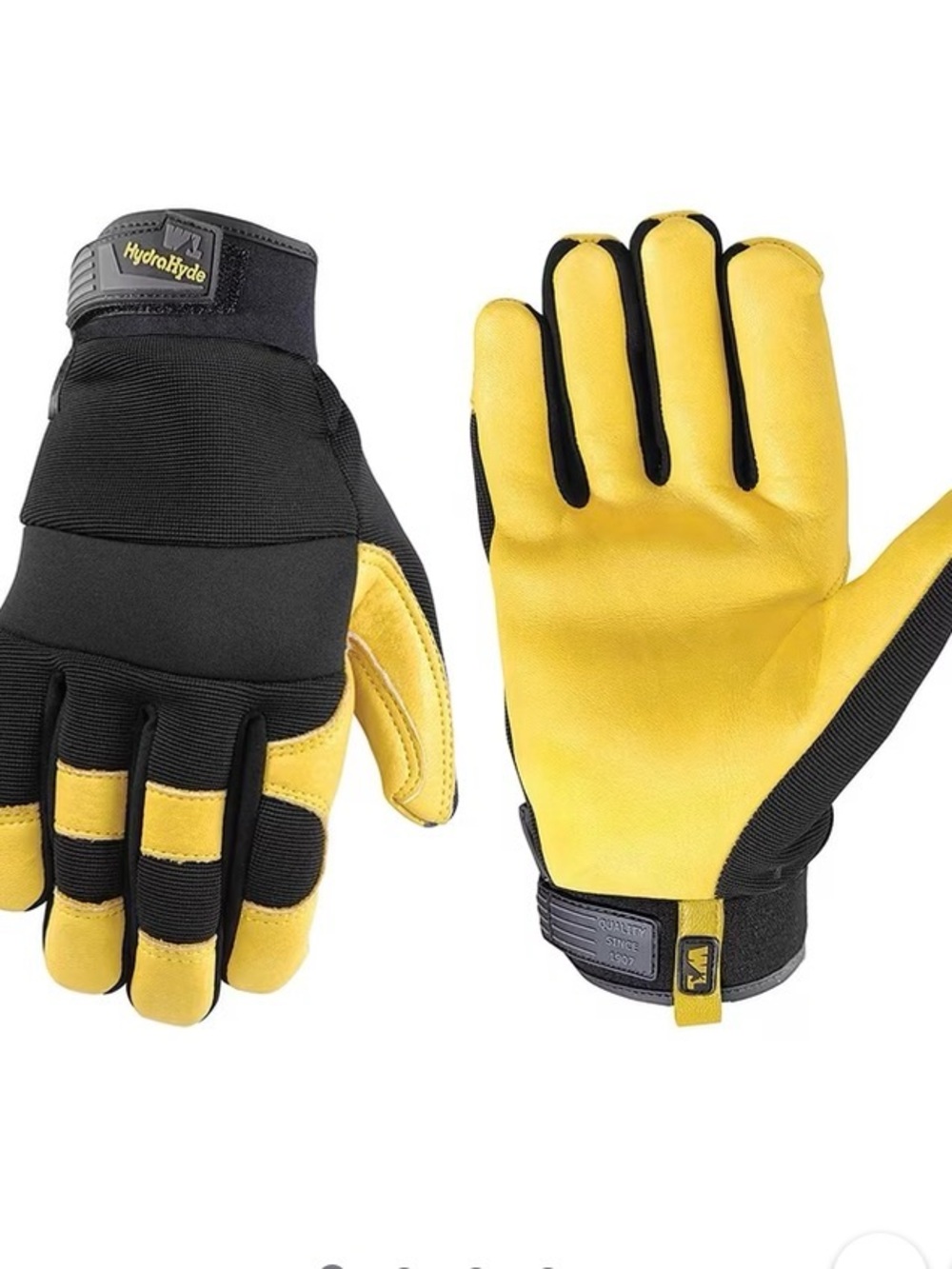 Wells Lamont Men's HydraHyde Leather Work Gloves